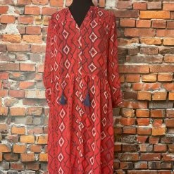 Tasha Polizzi TIFFIANY'S CLOSET Diamond Pattern Duster