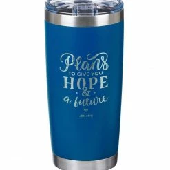 The Sparkling Spur Plans To Give You Hope Stainless Steel Travel Mug Gifts/Grace