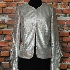 Alberto Makali Ruffle Embellished Jacket TIFFIANY'S CLOSET 9 Alberto Makali Ruffle Embellished Jacket TIFFIANY'S CLOSET