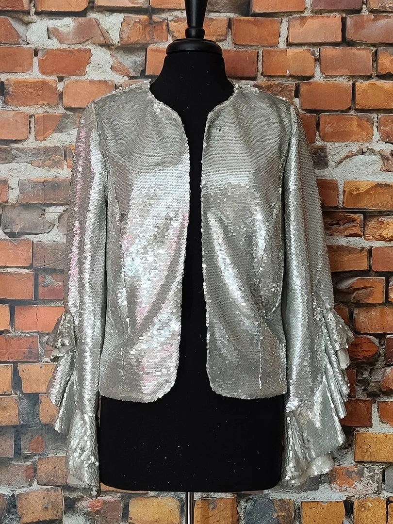 Alberto Makali Ruffle Embellished Jacket TIFFIANY'S CLOSET 3 Alberto Makali Ruffle Embellished Jacket TIFFIANY'S CLOSET