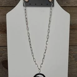 The Sparkling Spur The Charlie Necklace Black/Silver