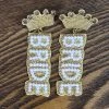 The Sparkling Spur Jewelry Beaded Bride Earrings