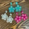 The Sparkling Spur Jewelry Beaded Flower Earrings