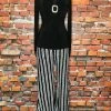 Girl On A Vine Striped Sequin Pant With A Flare!
