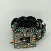 A. CADMAN Green Turquoise & Coral Belt