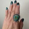 Leon MTZ Designs Jewelry Sonoran Gold Turquoise Ring
