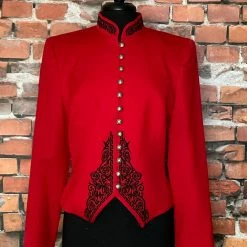 Hairston Roberson Hairston Blazer With Black Embroidery