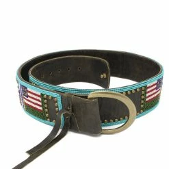 Double D Ranch Wear Handbags/Belts/Accessories Old Glory Crow Belt