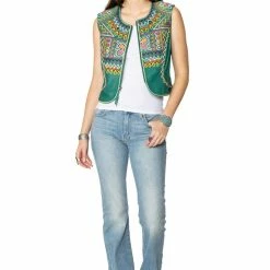 Double D Ranch - Folk Foray Collection Vests Festival Of Colors Vest