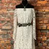 Brontë Dress With Open Lace Bell Sleeves TIFFIANY'S CLOSET