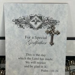 The Sparkling Spur Gifts/Grace For A Special Godfather Pin