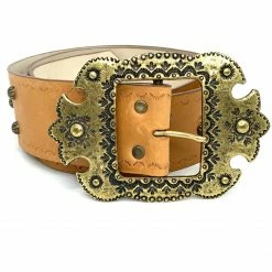 Tasha Polizzi Leather Belt With Buckle