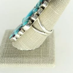 The Sparkling Spur Jaw-Dropping Turquoise & Amethyst Ring