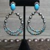 The Sparkling Spur Jewelry Sleeping Beauty Turquoise And Sterling Silver Earrings