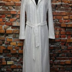 The Sparkling Spur Dazzling Long Sequined Coat Jackets