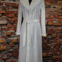 The Sparkling Spur Dazzling Long Sequined Coat Jackets