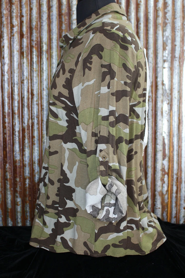 The Sparkling Spur Camo Shirt With Embroidery Patch 6 The Sparkling Spur Camo Shirt With Embroidery Patch