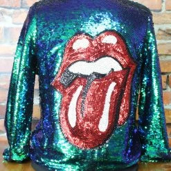 The Sparkling Spur TIFFIANY'S CLOSET Shimmering Sequined Jacket