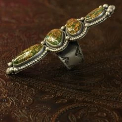 The Sparkling Spur Stone Mountain Turquoise Ring Jewelry