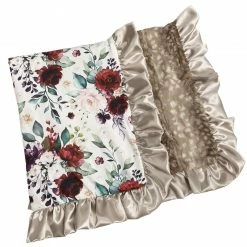 The Sparkling Spur Kids Of A King Lush Floral/Fawn Blanket