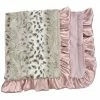 The Sparkling Spur Snowcat Dusty Pink Blanket Kids Of A King