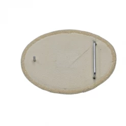 Tex’s Line XXX Large Oval Beaded Buckle With Cut Beads Accessories