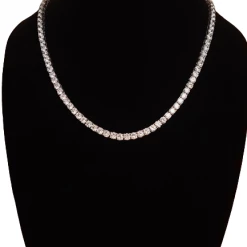 The Sparkling Spur New Arrivals 20" Silver Tennis Necklace