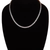 The Sparkling Spur New Arrivals 18" Silver Tennis Necklace