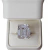 The Sparkling Spur 20 Caret CZ Emerald Cut Ring Jewelry