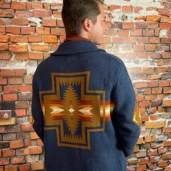 Pendleton Blue Buttes Harding Cotton Cardigan Men's Sweaters/Cardigans