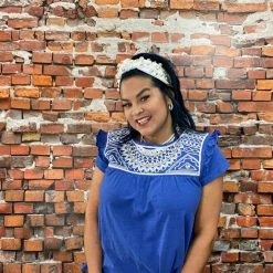 Double D Ranch Wear - Folk Foray Collection Palomita Top