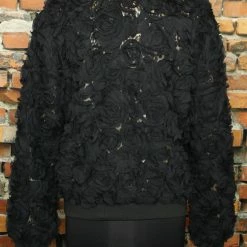 Tasha Polizzi Jackets Rosette & Leopard Jacket