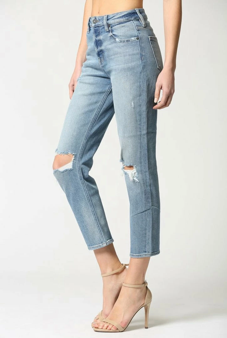Hidden New Arrivals Zoey Basic Button Fly Mom Jeans 5 Hidden New Arrivals Zoey Basic Button Fly Mom Jeans
