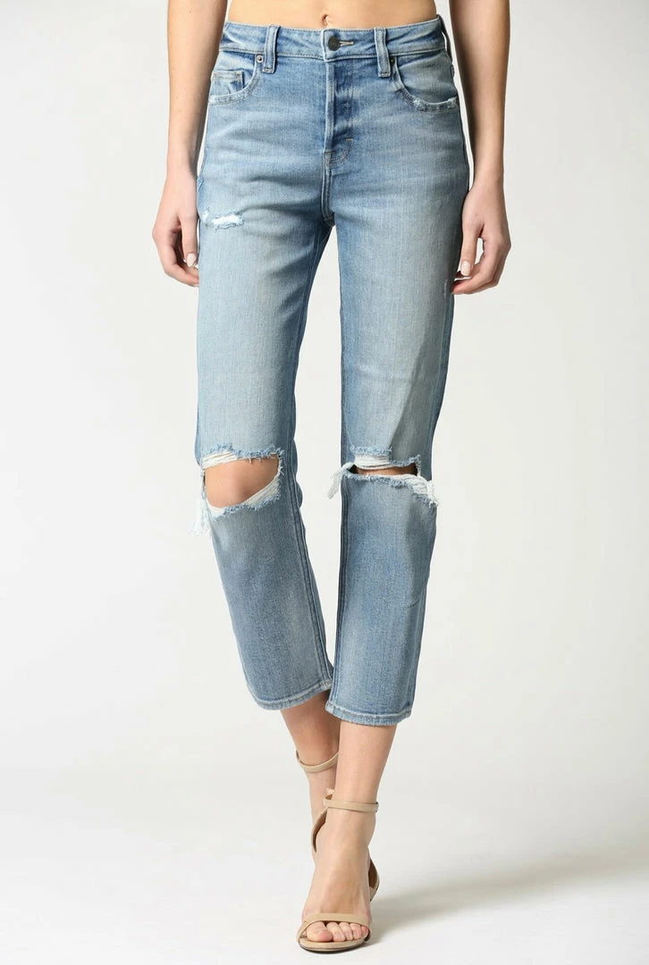 Hidden New Arrivals Zoey Basic Button Fly Mom Jeans 4 Hidden New Arrivals Zoey Basic Button Fly Mom Jeans