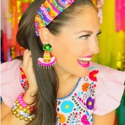 Brianna Cannon Hats/Headbands/Scarves/Gloves Rainbow Serape Fiesta Crystal Headband 11 Brianna Cannon Hats/Headbands/Scarves/Gloves Rainbow Serape Fiesta Crystal Headband