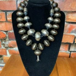 Peyote Bird Designs Mega Silver Bead Necklace Jewelry