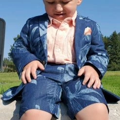 The Sparkling Spur Kids Of A King Tropical Palms Sports Jacket