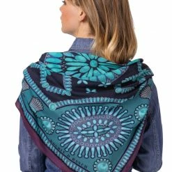 Double D Ranch - Jewelry Junket Collection Turquoise World Scarf