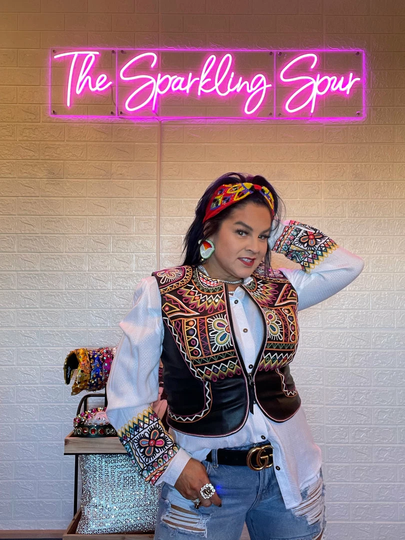 Double D Ranch - Folk Foray Collection Vests Festival Of Colors Vest 3 Double D Ranch - Folk Foray Collection Vests Festival Of Colors Vest