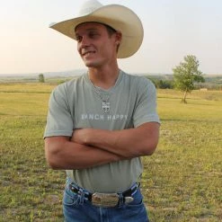 The Sparkling Spur Men's Shirts Ranch Happy Tee