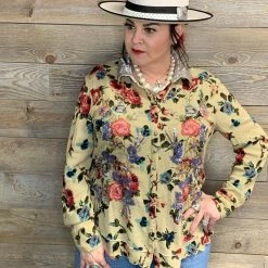 Aratta Floral Display Shirt Tops