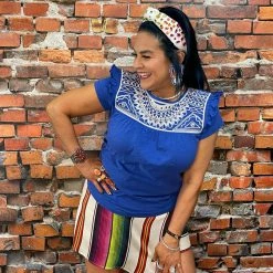 Double D Ranch - Folk Foray Collection Bonita Blanca Skort Bottoms