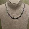 The Sparkling Spur Jewelry 16" Silver Tennis Necklace