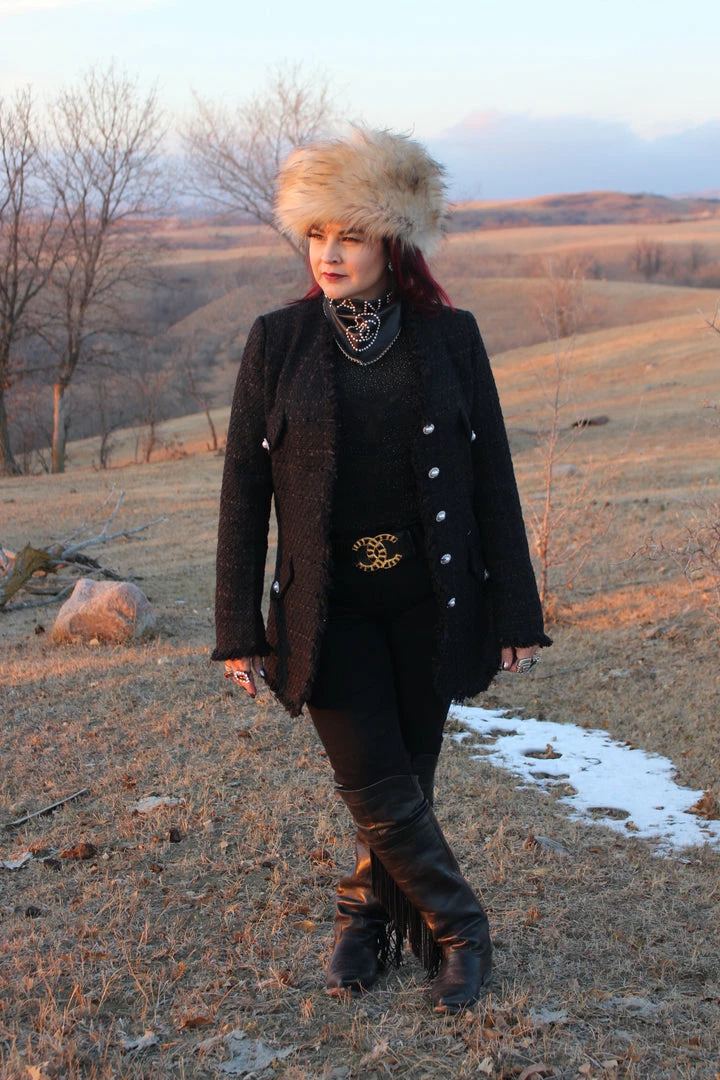 The Sparkling Spur Taupe Fox Faux Fur Russian-Style Hat 3 The Sparkling Spur Taupe Fox Faux Fur Russian-Style Hat