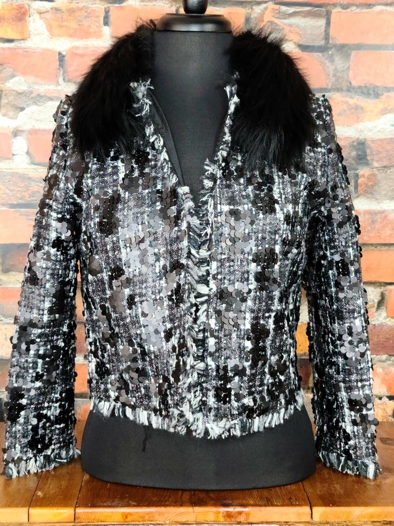 The Sparkling Spur Tweed And Sequin Jacket Jackets 3 The Sparkling Spur Tweed And Sequin Jacket Jackets