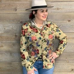 Aratta Floral Display Shirt Tops