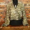 Double D Ranch Wear TIFFIANY'S CLOSET Snakeskin Leather Jacket
