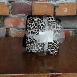 The Sparkling Spur Sunset Leopard Burp Cloth Set Kids Of A King