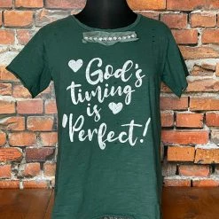 A Rare Bird Tops GOD’S Timing Is PERFECT Tee