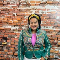 Double D Ranch - Folk Foray Collection Festival Of Colors Jacket